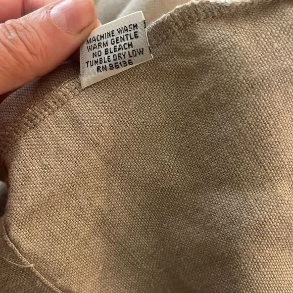 Bryn Walker Oversized Gordan Shirt, Tan, size L